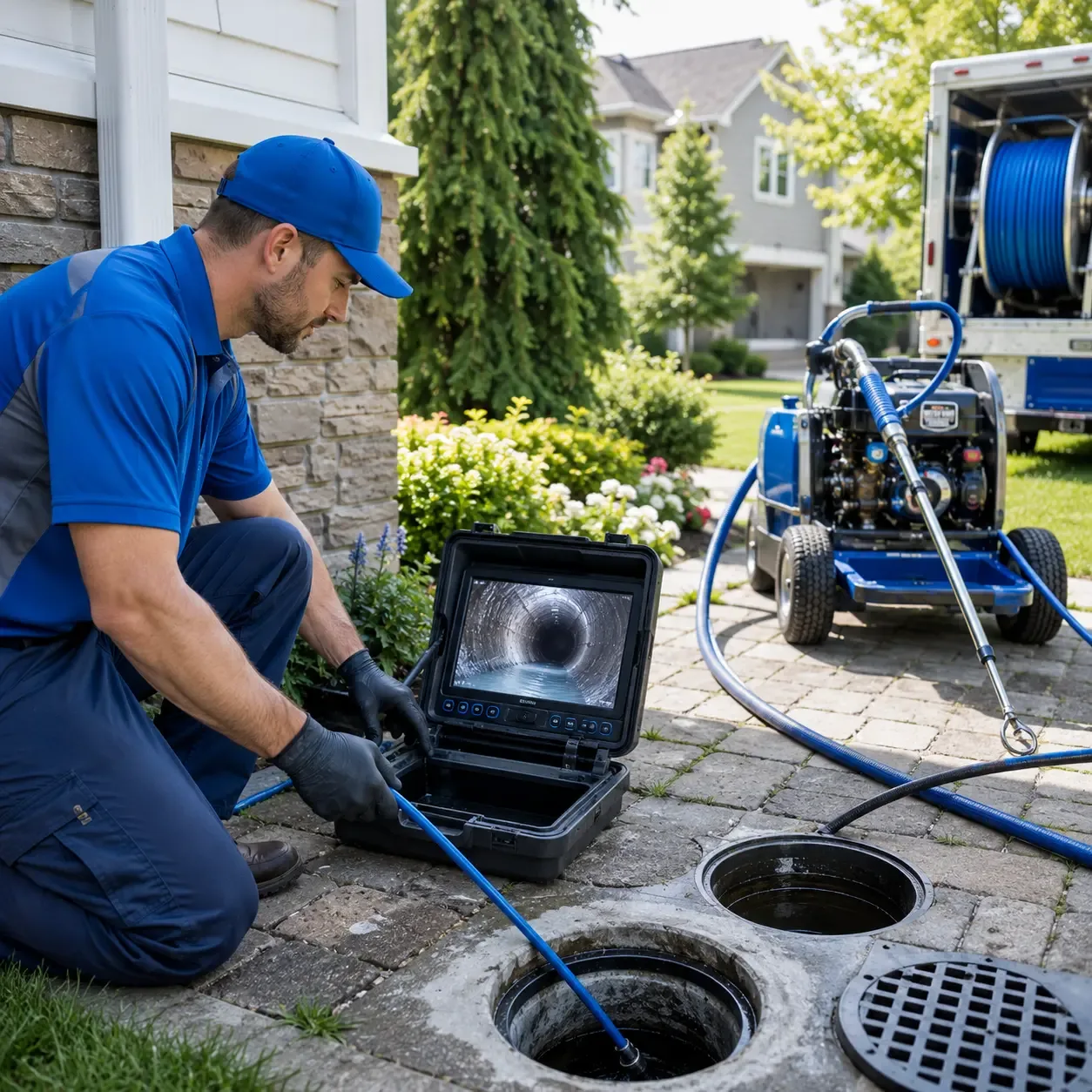 Outdoor drain cleaning professionals serving Hillman, MI