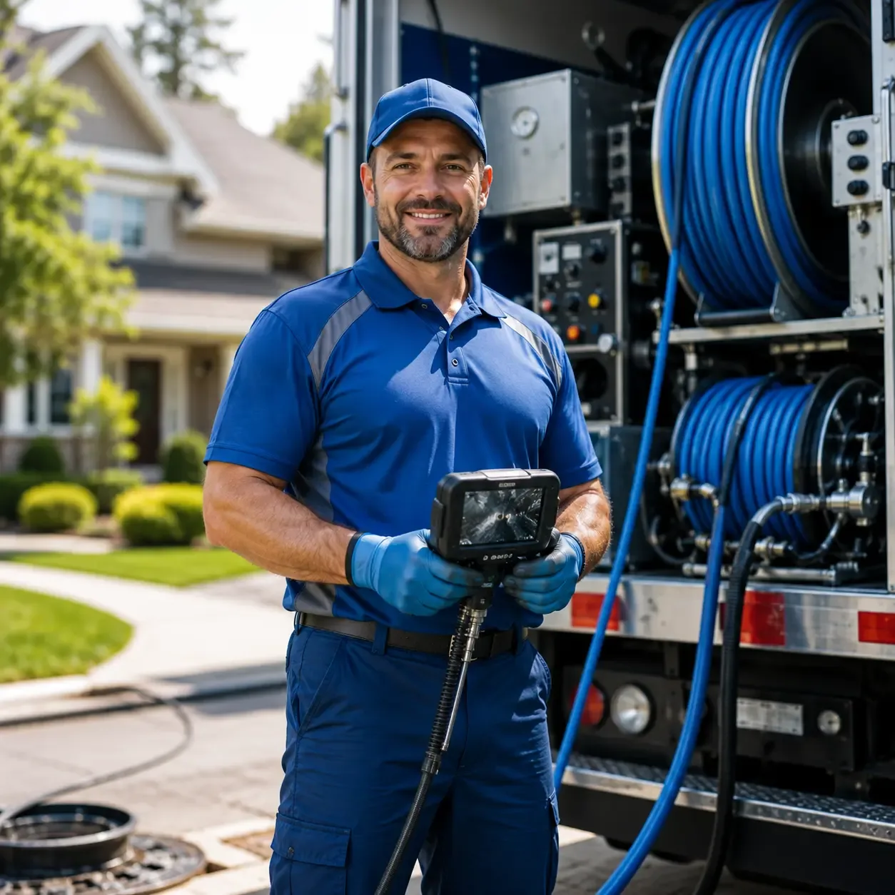 Local outdoor drain cleaning specialists in Hillman, MI